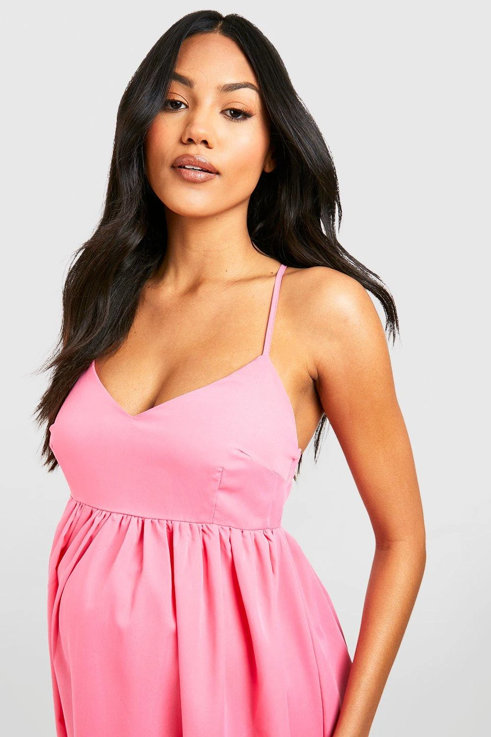 Maternité - Robe De Grossesse à Bretelles Fines 5 Maternité - Robe De Grossesse à Bretelles Fines – Image 3