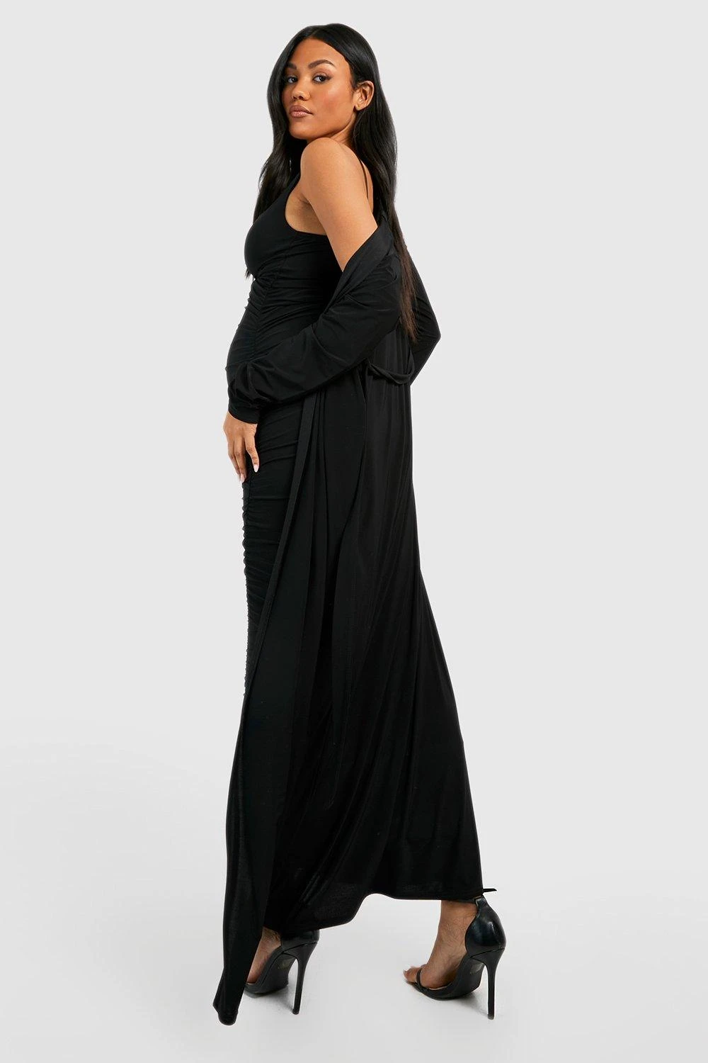 Maternité - Ensemble De Grossesse Avec Robe Et Pardessus 4 Maternité - Ensemble De Grossesse Avec Robe Et Pardessus – Image 2