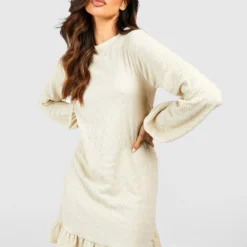 Robe Texturée à Volants -Pas Cher Vêtue Diva Magasin gzz46670 black xl 2