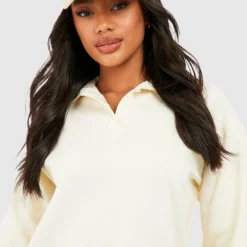 Robe Sweat Oversize -Pas Cher Vêtue Diva Magasin gzz46816 ecru xl 3