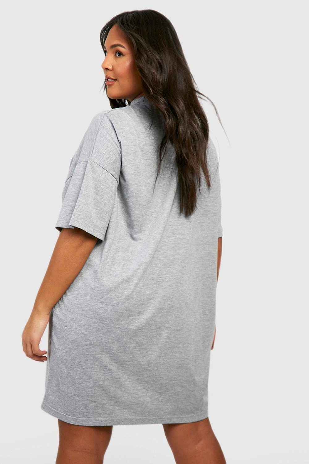 Grande Taille - Robe T-shirt Oversize En Coton 4 Grande Taille - Robe T-shirt Oversize En Coton – Image 2