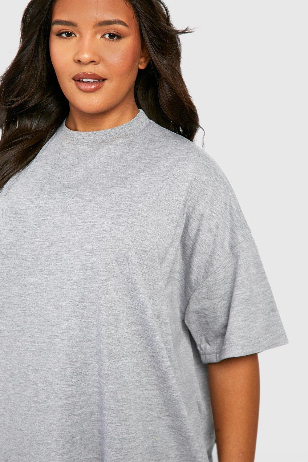 Grande Taille - Robe T-shirt Oversize En Coton 6 Grande Taille - Robe T-shirt Oversize En Coton – Image 4
