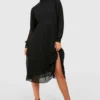 Robe Patineuse Mi-longue Plissée 2 Robe Patineuse Mi-longue Plissée -Pas Cher Vêtue Diva Magasin gzz47014 black xl