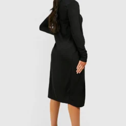 Maternité - Ensemble De Grossesse Avec Robe Mi-longue Et Cardigan 7 Maternité - Ensemble De Grossesse Avec Robe Mi-longue Et Cardigan -Pas Cher Vêtue Diva Magasin gzz47042 black xl 1