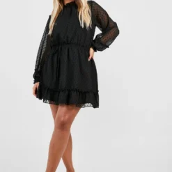 Grande Taille - Robe Patineuse En Mesh -Pas Cher Vêtue Diva Magasin gzz47085 black xl 2