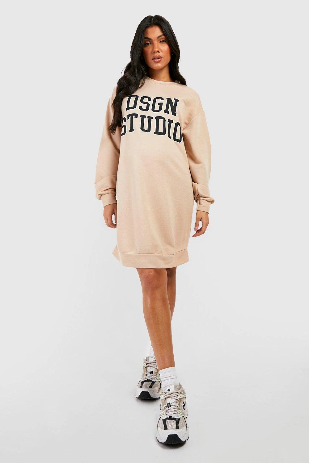 Maternité - Robe Sweat De Grossesse à Slogan Dsgn Studio 3 Maternité - Robe Sweat De Grossesse à Slogan Dsgn Studio