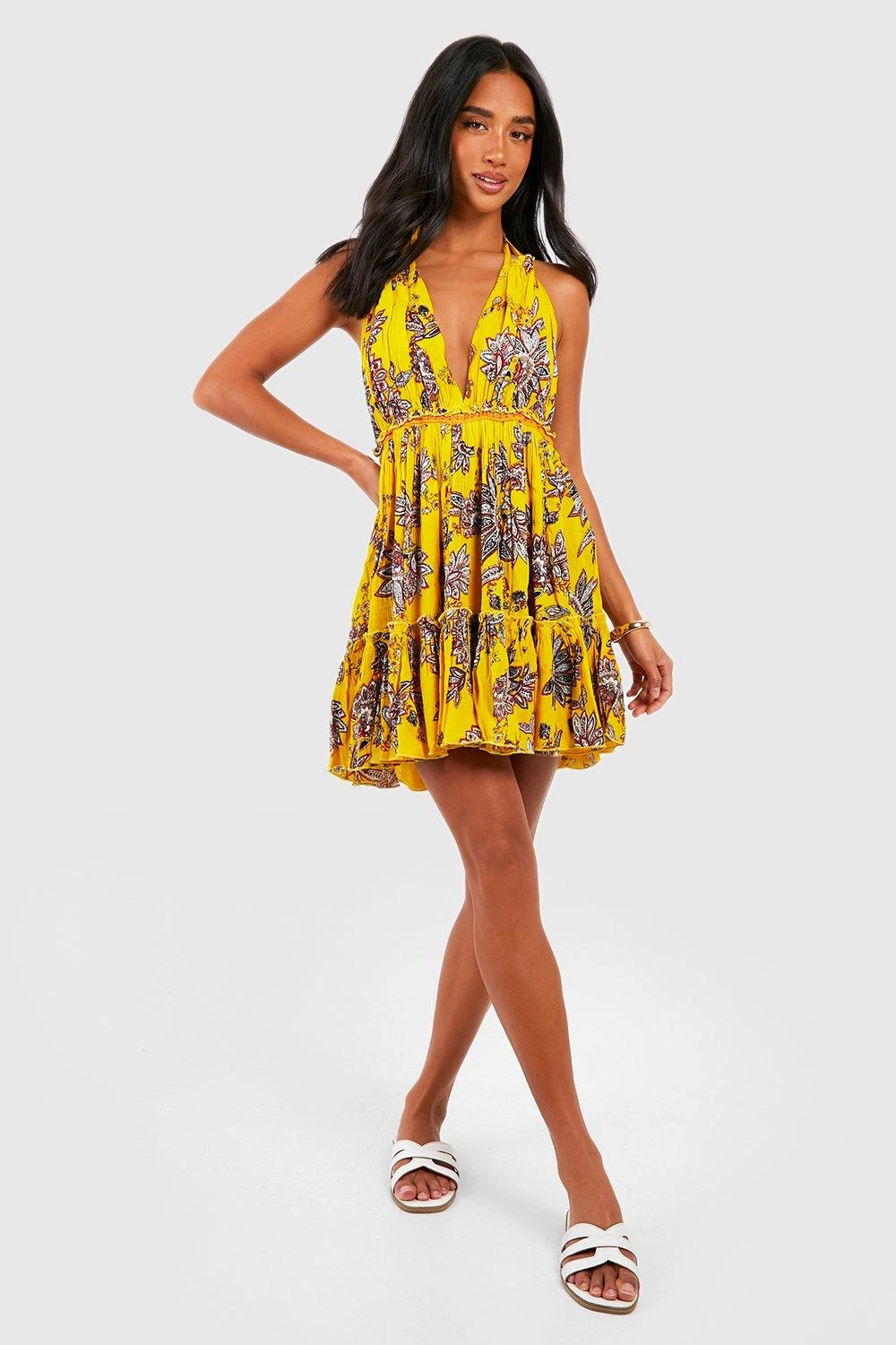 Petite - Robe Patineuse à Broderie Cachemire 5 Petite - Robe Patineuse à Broderie Cachemire – Image 3