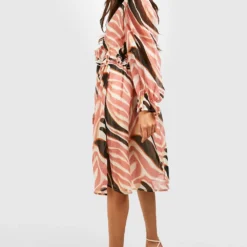 Robe Babydoll Courte -Pas Cher Vêtue Diva Magasin gzz48144 brown xl 1