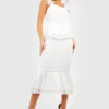 BOOHOO Robe Longue En Plumetis à Armatures 2 BOOHOO Robe Longue En Plumetis à Armatures -Pas Cher Vêtue Diva Magasin gzz48373 white xl scaled