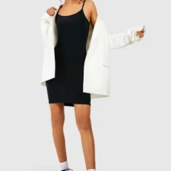 Robe Courte Premium Soyeuse -Pas Cher Vêtue Diva Magasin gzz48588 black xl 2