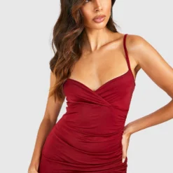 Robe Moulante Cache-cœur -Pas Cher Vêtue Diva Magasin gzz48727 berry xl 3