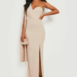 Tall - Robe Cape Longue -Pas Cher Vêtue Diva Magasin gzz48799 stone xl 2