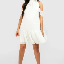 Maternité - Robe De Grossesse Courte à Volants