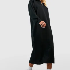 Robe Sweat Zippée 8 Robe Sweat Zippée -Pas Cher Vêtue Diva Magasin gzz48969 black xl 2 scaled