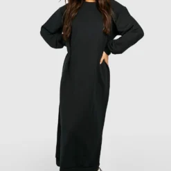 Robe Sweat Oversize -Pas Cher Vêtue Diva Magasin gzz48970 black xl 2