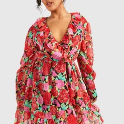 Grande Taille - Robe Vintage Imprimée