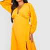Grande Taille - Robe Mi-longue -Pas Cher Vêtue Diva Magasin gzz49057 burnt20orange xl