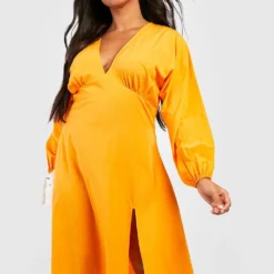 Grande Taille - Robe Mi-longue -Pas Cher Vêtue Diva Magasin gzz49057 burnt20orange xl 2