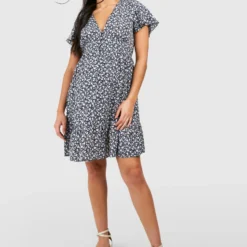 Maternité - Robe De Grossesse Babydoll à Manches Larges 8 Maternité - Robe De Grossesse Babydoll à Manches Larges -Pas Cher Vêtue Diva Magasin gzz49498 navy xl 2 scaled