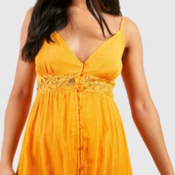 BOOHOO Maternité - Robe Mi-longue Crochet 8 BOOHOO Maternité - Robe Mi-longue Crochet -Pas Cher Vêtue Diva Magasin gzz49554 mustard xl 3 scaled