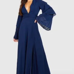 Tall - Robe Longue à Volants étagés