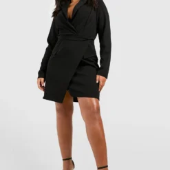 Grande Taille - Robe Blazer -Pas Cher Vêtue Diva Magasin gzz49726 black xl 2
