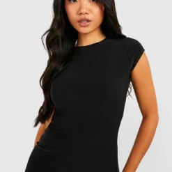 Petite - Robe Cape Soyeuse -Pas Cher Vêtue Diva Magasin gzz50423 black xl 3