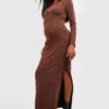 BOOHOO Maternité - Robe De Grossesse Bicolore