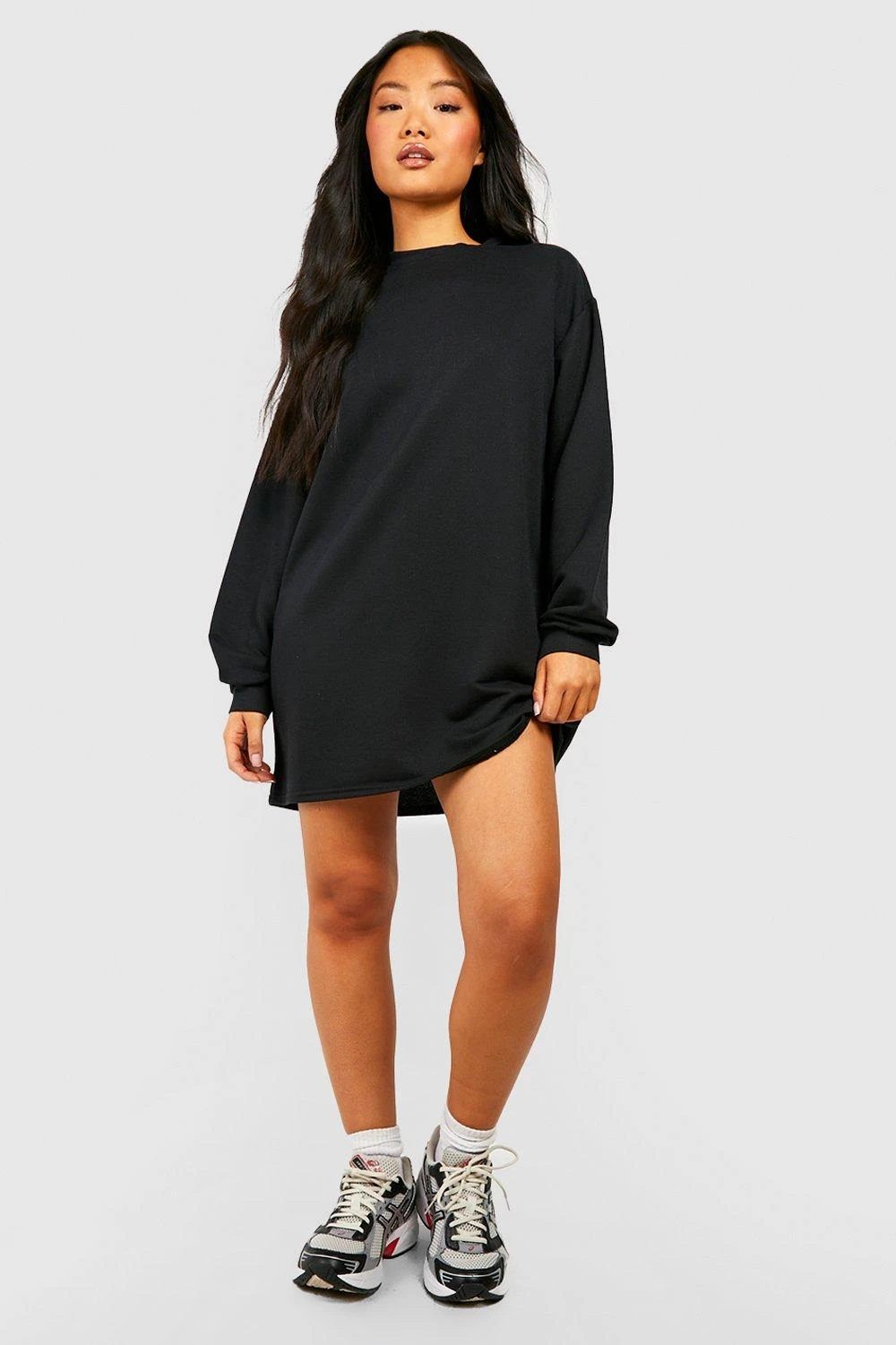 BOOHOO Petite - Robe Sweat Oversize Imprimé 5 BOOHOO Petite - Robe Sweat Oversize Imprimé – Image 3