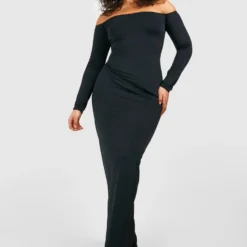 Grande Taille - Robe Longue Premium -Pas Cher Vêtue Diva Magasin gzz50929 black xl 2 scaled