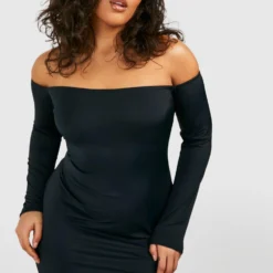 Grande Taille - Robe Longue Premium -Pas Cher Vêtue Diva Magasin gzz50929 black xl 3 scaled