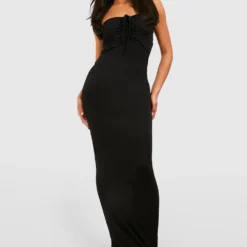 Robe Bandeau Nouée 7 Robe Bandeau Nouée -Pas Cher Vêtue Diva Magasin gzz51213 black xl 2