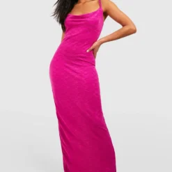 Robe Nuisette Texturée à Imprimé Abstrait -Pas Cher Vêtue Diva Magasin gzz51232 purple xl 2