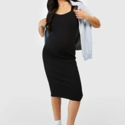 Maternité - Robe De Grossesse Premium -Pas Cher Vêtue Diva Magasin gzz51678 black xl 2