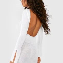 Robe Courte Dos Nu -Pas Cher Vêtue Diva Magasin gzz51754 white xl 1