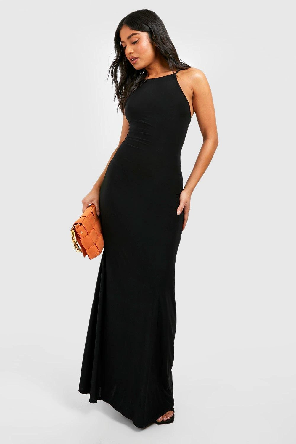 Petite - Robe Longue Soyeuse Dos Nu 5 Petite - Robe Longue Soyeuse Dos Nu – Image 3