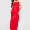 Maternité - Robe Longue Bandeau Froncée -Pas Cher Vêtue Diva Magasin gzz52239 red xl