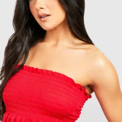 Maternité - Robe Longue Bandeau Froncée 9 Maternité - Robe Longue Bandeau Froncée -Pas Cher Vêtue Diva Magasin gzz52239 red xl 3