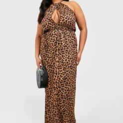Grande Taille - Robe Léopard Dos Nu En Jersey 8 Grande Taille - Robe Léopard Dos Nu En Jersey -Pas Cher Vêtue Diva Magasin gzz52247 leopard xl 2