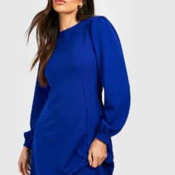 Robe Patineuse à Manches Tombantes -Pas Cher Vêtue Diva Magasin gzz52581 cobalt xl 2