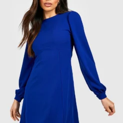 Robe Patineuse à Manches Tombantes -Pas Cher Vêtue Diva Magasin gzz52581 cobalt xl 3
