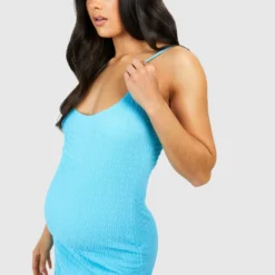 Maternité - Robe De Grossesse Longue à Bretelles 9 Maternité - Robe De Grossesse Longue à Bretelles -Pas Cher Vêtue Diva Magasin gzz52888 turquoise xl 3 scaled