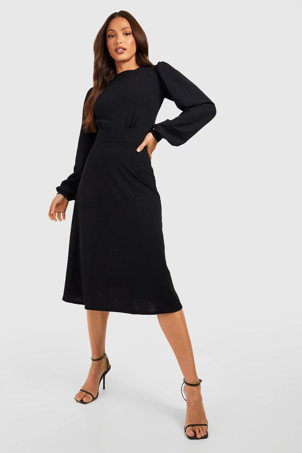 Tall - Robe Mi-longue à Manches Ballon 3 Tall - Robe Mi-longue à Manches Ballon