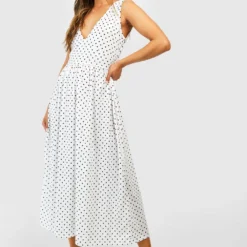 Robe Salopette à Pois -Pas Cher Vêtue Diva Magasin gzz53718 white xl 2