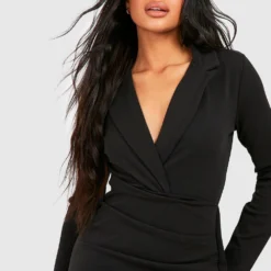 Robe Blazer Portefeuille 9 Robe Blazer Portefeuille -Pas Cher Vêtue Diva Magasin gzz53817 black xl 3