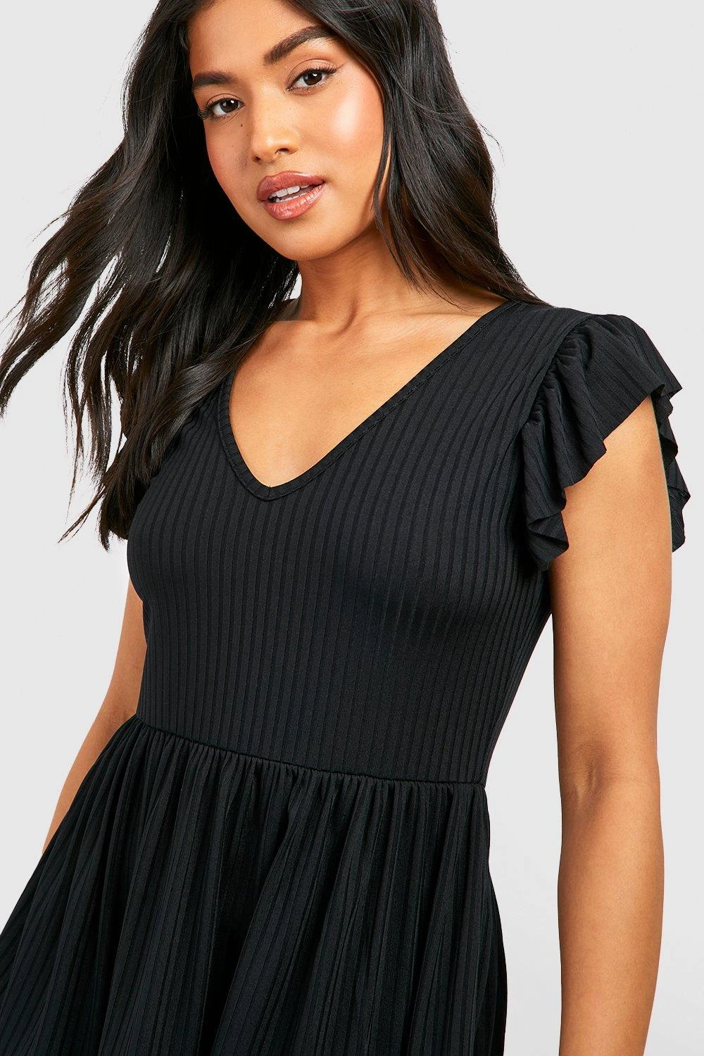 Petite - Robe Babydoll à Volants 6 Petite - Robe Babydoll à Volants – Image 4