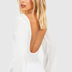 Robe De Plage Longue Texturée 9 Robe De Plage Longue Texturée -Pas Cher Vêtue Diva Magasin gzz54275 ivory xl 3