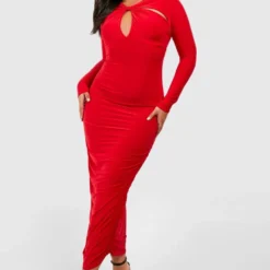 Grande Taille - Robe Froncée Torsadée