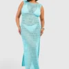 BOOHOO Grande Taille - Robe Longue En Crochet Dos Nu 2 BOOHOO Grande Taille - Robe Longue En Crochet Dos Nu -Pas Cher Vêtue Diva Magasin gzz54569 aqua xl