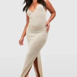 BOOHOO Grande Taille - Robe Longue En Crochet à Bretelles